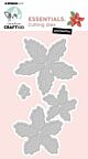 Studio Light Cutting Die Poinsettia Essentials nr.858 CCL-ES-CD858 128x70mm