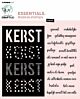 Studio Light Mask & stamps Kerst Essentials nr.09 CCL-ES-MST09 150x161mm