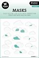 Studio Light Mask Stencil Clouds Essentials nr.262 SL-ES-MASK262 135x135x1mm