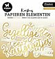 Studio Light Paper Elements Golden Kerstwensen Essentials nr.16 140x150x2mm