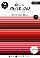 Studio Light Unicolor Paper Pad Christmas reds Essent. nr.205 SL-ES-UPP205 148x210mm 