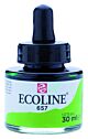 Ecoline Vloeibare Waterverf Fles 30 ml Bronsgroen 657