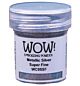 Wow! Embossing Powder Metallic Silver - Super Fine 15ml Jar