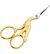 Embroidery Scissor handle gilded, 9,5cm