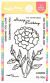 Waffle Flower Sketched Marigold Stamp Set