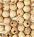 Wooden Balls Naturel, 12mm, 30pcs