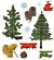 Framelits Die w/Stamps by 49 and Market A5 Pine Holidays (16+5pcs) (666711)