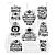 Tim Holtz Cling Stamps Halloween Whatnots