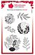 Woodware Paintable Baubles Leafy Fillers Clear Stamps (JGS872)