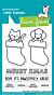 lawn fawn 3x4 clear stamp set pawsitive christmas