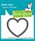 Lawn Fawn dies magic heart messages - lawn cuts