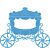 Creatables stencil princess carriage