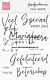 Marianne Design Clear Stamps Handgeschreven - van Harte (NL)  110x150mm     