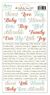 Mintay Lullaby Lane 6x12 Inch Paper Stickers Words