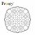 Pronty Mask stencil Ornament bloemen 15x15 cm 470.806.056