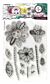 Studio Light Clear Stamp Playful flowers Sign. Coll. nr.715 ABM-SI-STAMP715 153x265x3mm