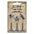 Tim Holtz Idea-Ology Metal Adornments 3/Pkg Figure Stands