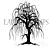 Lavinia Stamps Weeping Willow Tree LAV296